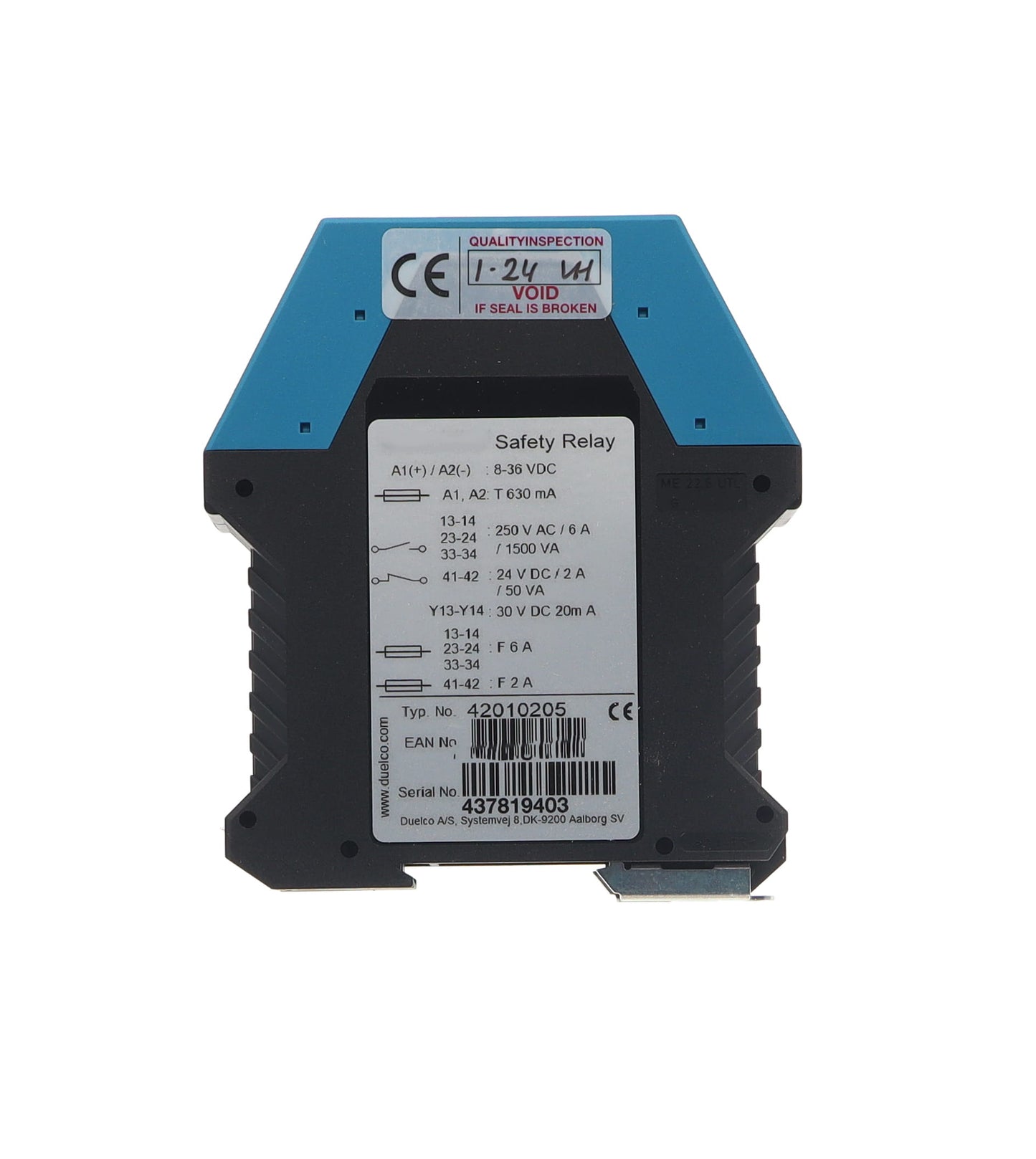 RELAY, SAFETY 8-36VDC