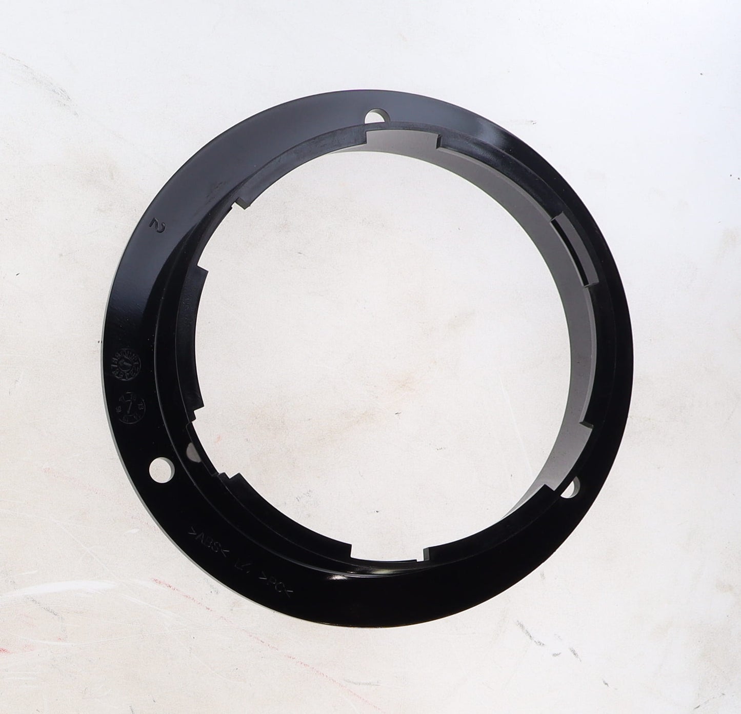 FLANGE, LIGHT MOUNT FOR 4 INCH ROUND BLACK