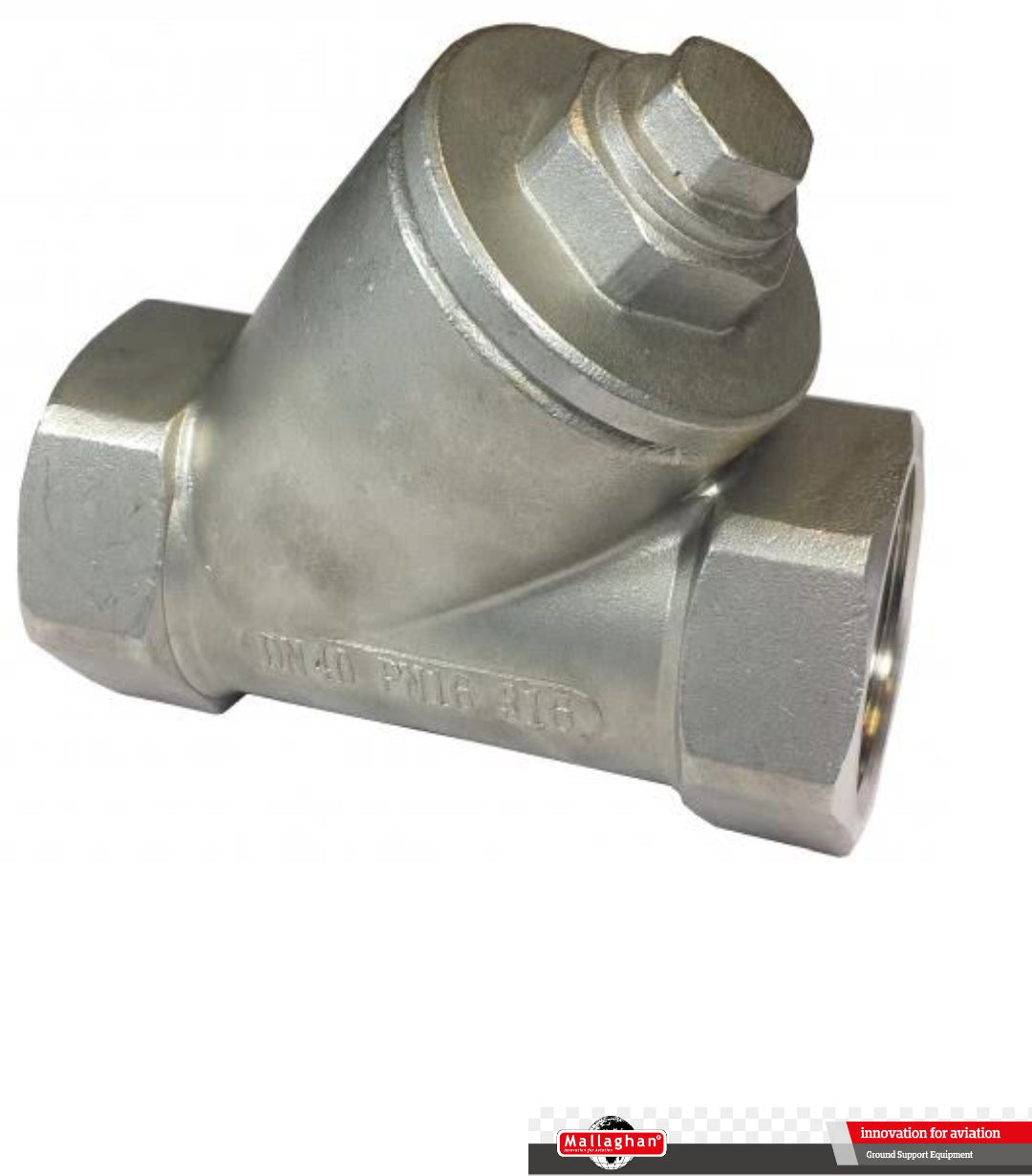 STRAINER, S STEEL 1-1/2 INCH-P Y-TYPE