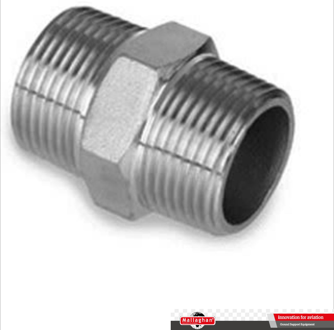 NIPPLE, GLV 1 INCH HEX M EQUAL FIG.280