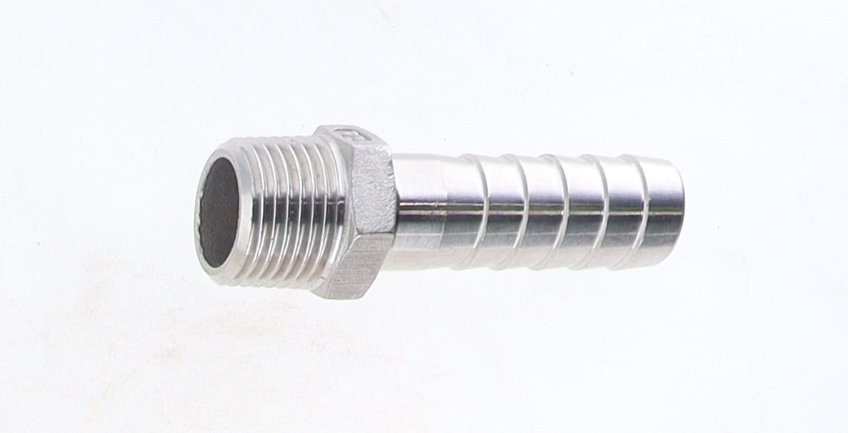 CONNECTOR, HT10 5/8 (16MM) HOSETAIL X 1/2 T MALE 150LB 316