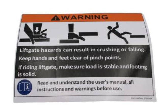 LABEL, CRUSH HAZARD