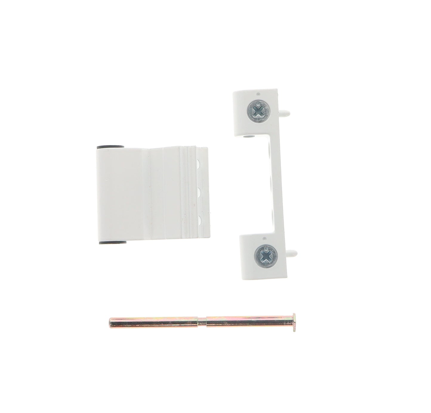 HINGE, WHITE PLASTIC
