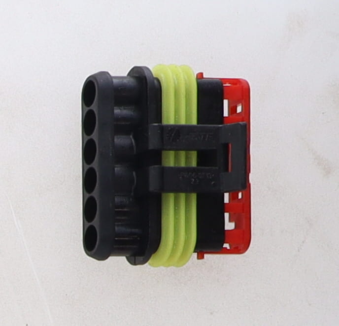 RECEPTACLE, 6 WAY HOUSING IP67