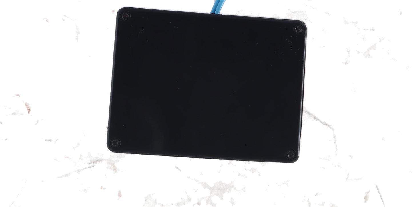 BOX, BLACK W/LID 75X56X25MM