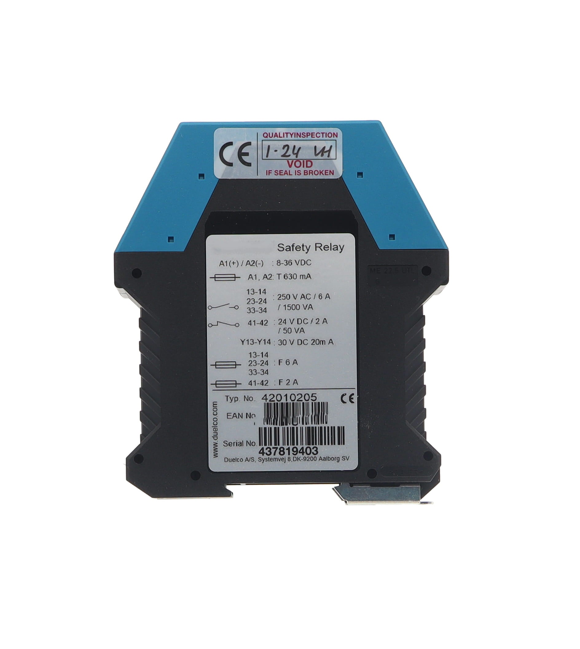 RELAY, SAFETY 8-36VDC
