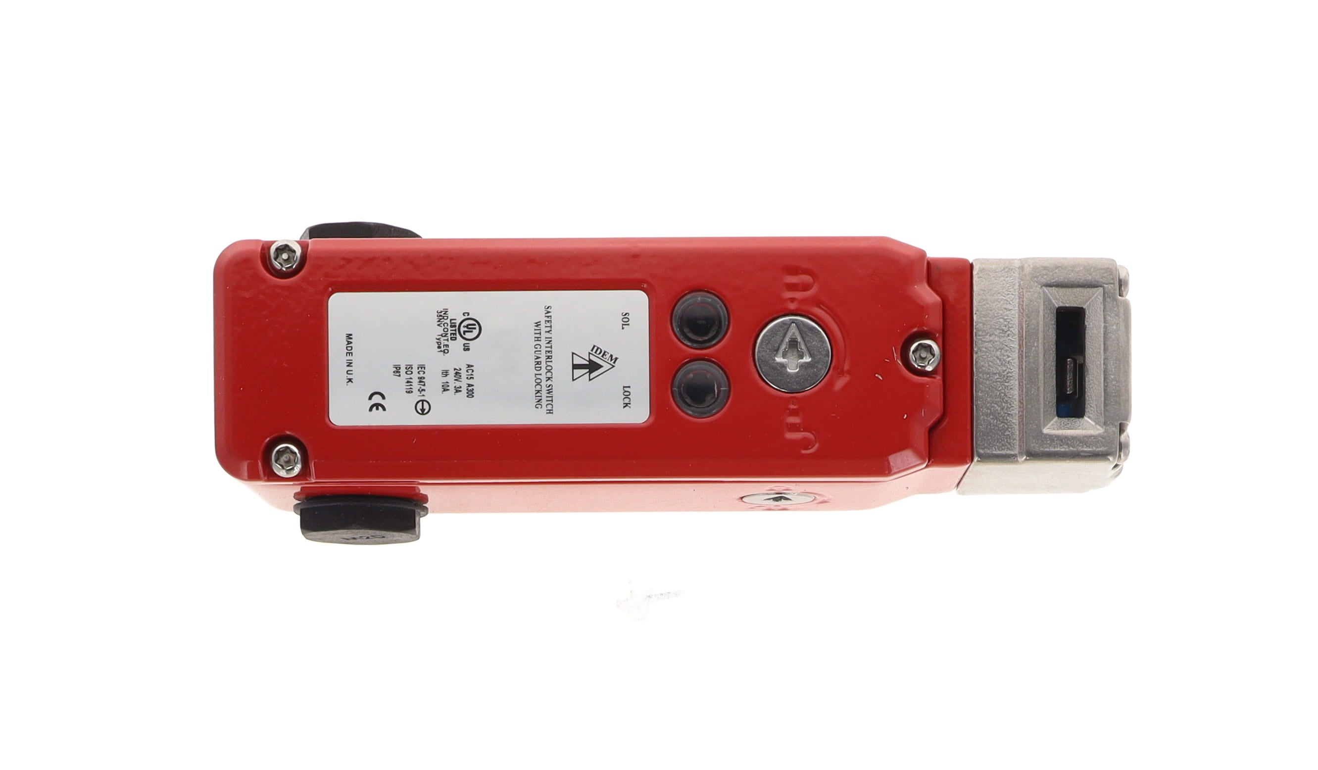 SWITCH, SOLENOID INTERLOCK 24V ACDC