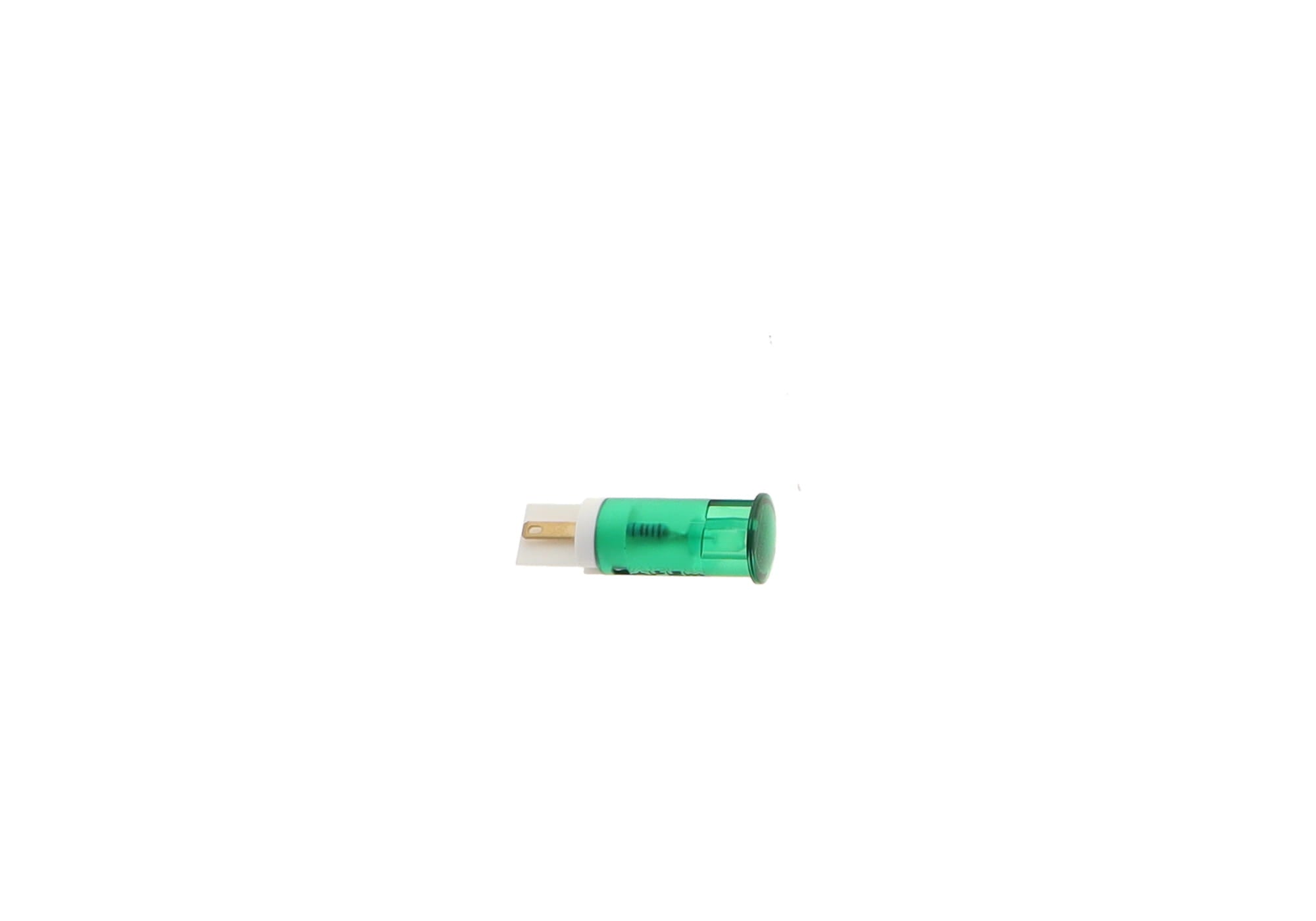 INDICATOR, GREEN 24VDC 12MM SNAP-IN