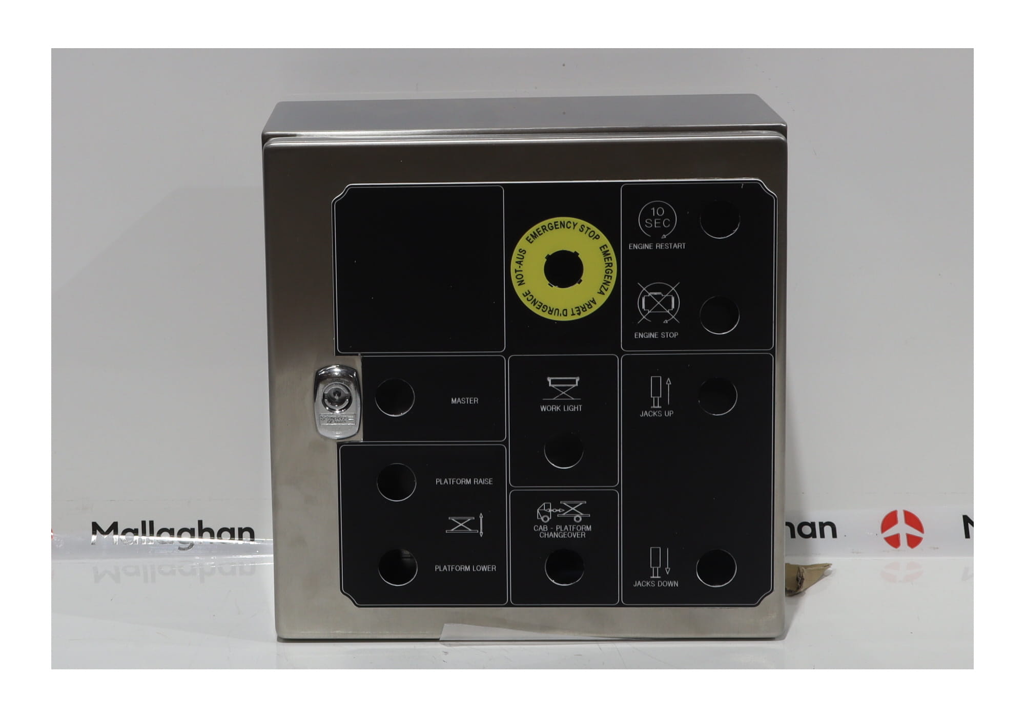 BOX, TOP STAINLESS STEEL