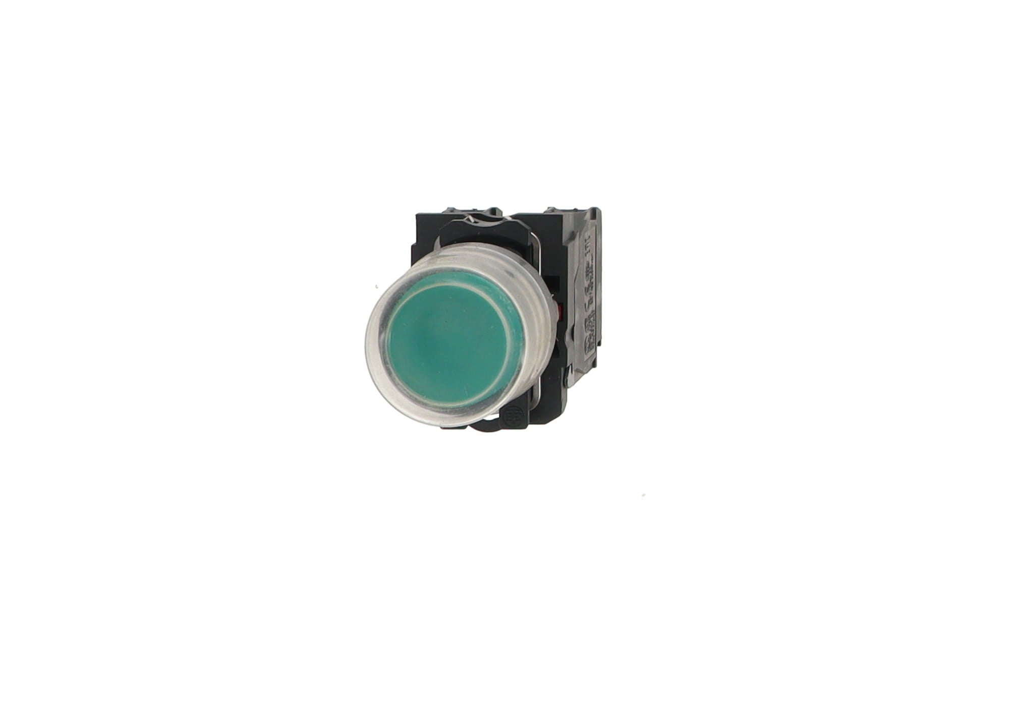 BUTTON, PUSH GREEN STD SPRING W/ CONTACT