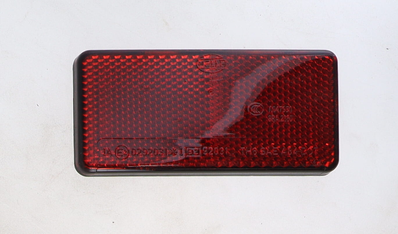 REFLECTOR, RED SELF-ADHESIVE