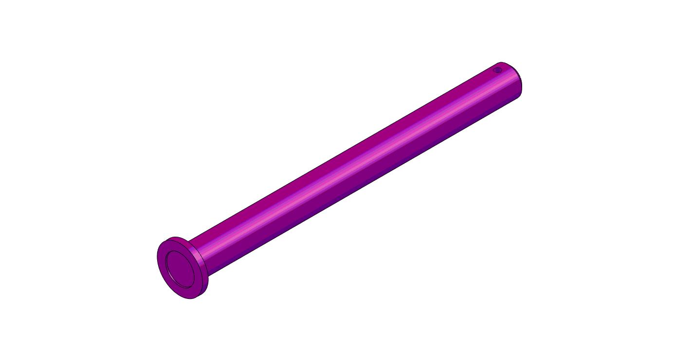 PIN, ROUND HEAD SINGLE SIDE BOLTED
