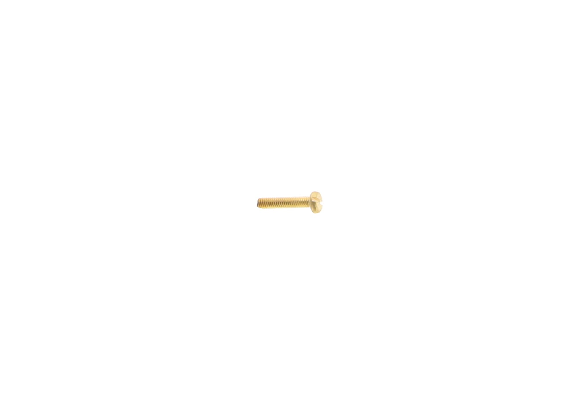 SCREW, BRASS FLAT HEAD