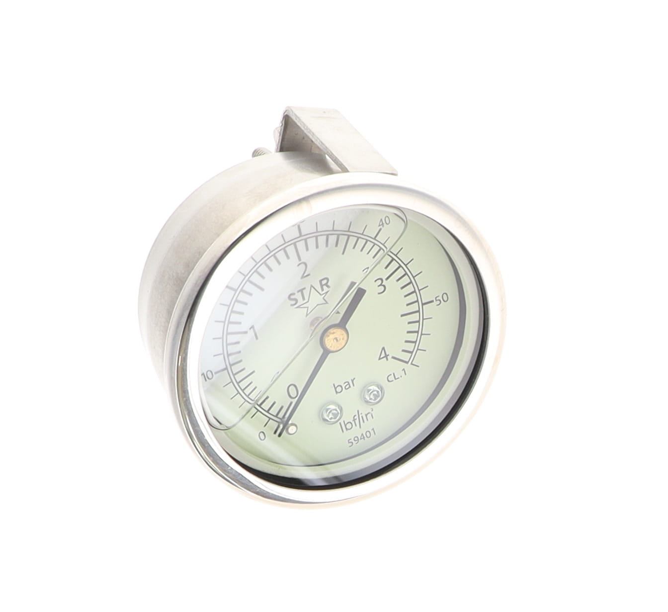 GAUGE, PRESSURE SILICONE FILL DUAL SCALE