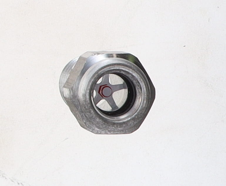 GAUGE, OIL LEVEL 1/2 INCH SIGHT ALUMINUM SM-1/2NPT HP