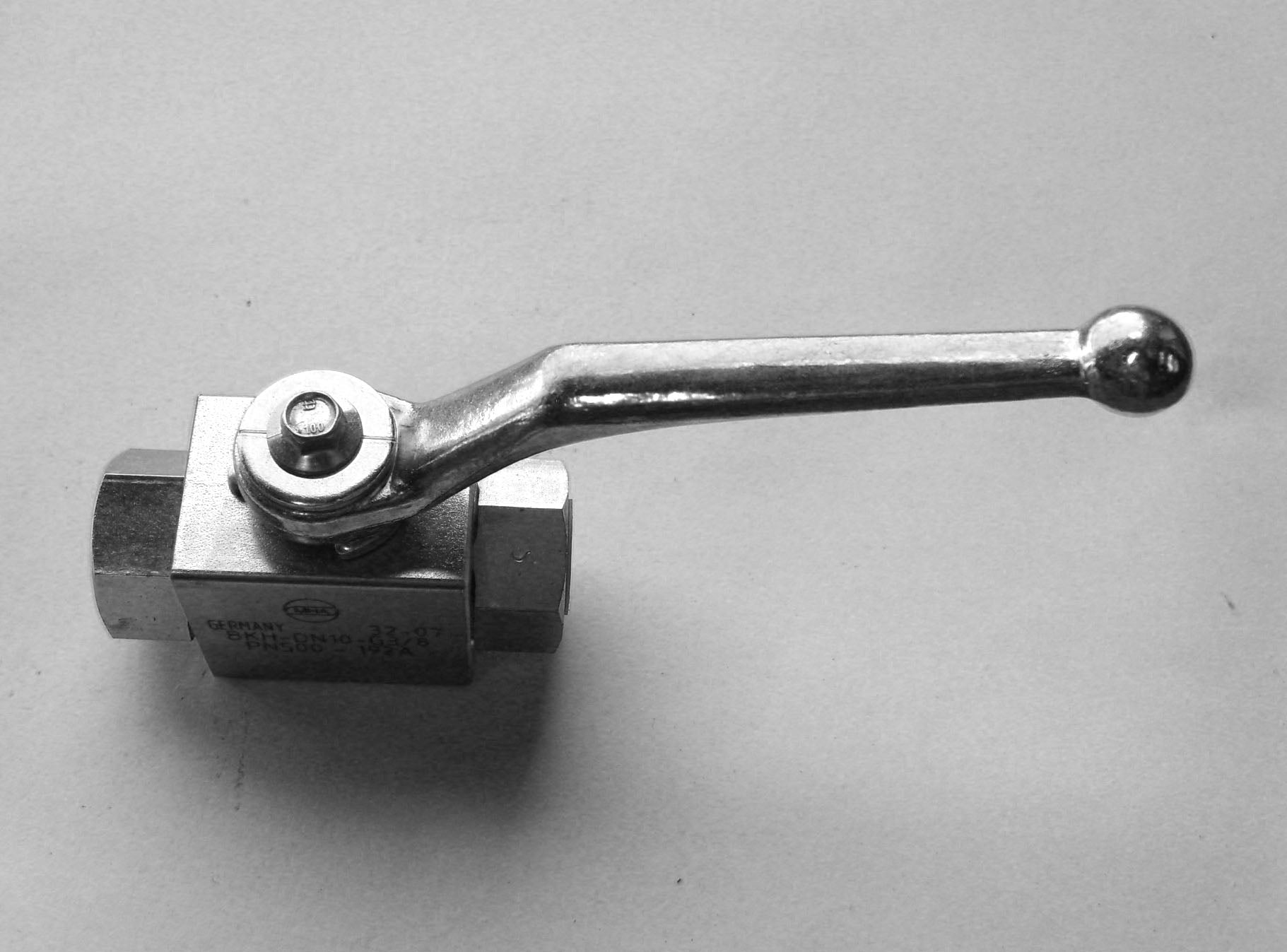 VALVE, BALL 3/8 INCH NIC PLAT 2 PORT FEMALE HP