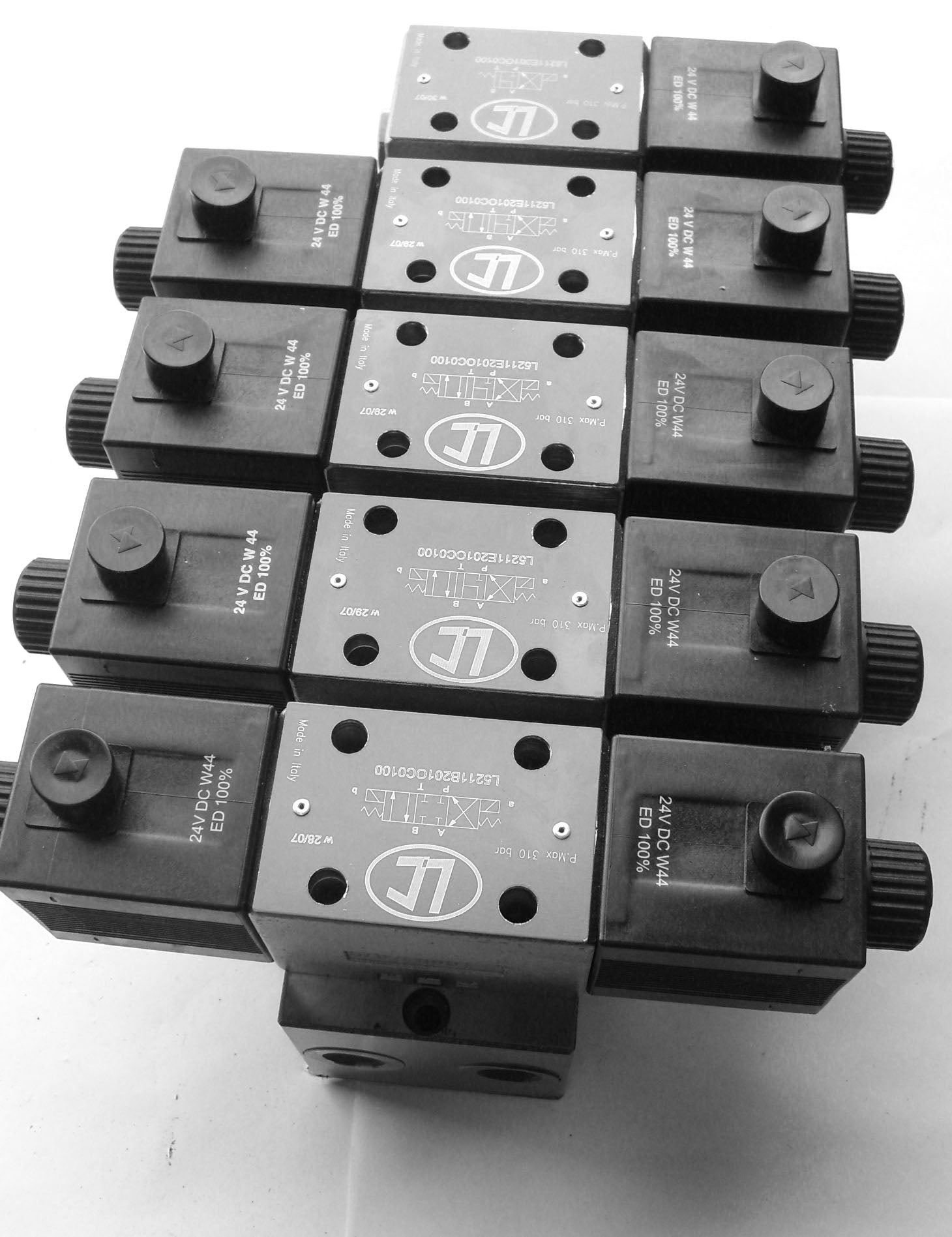 MANIFOLD, 5 X 5 STATION ASSEMBLY C/W PRV