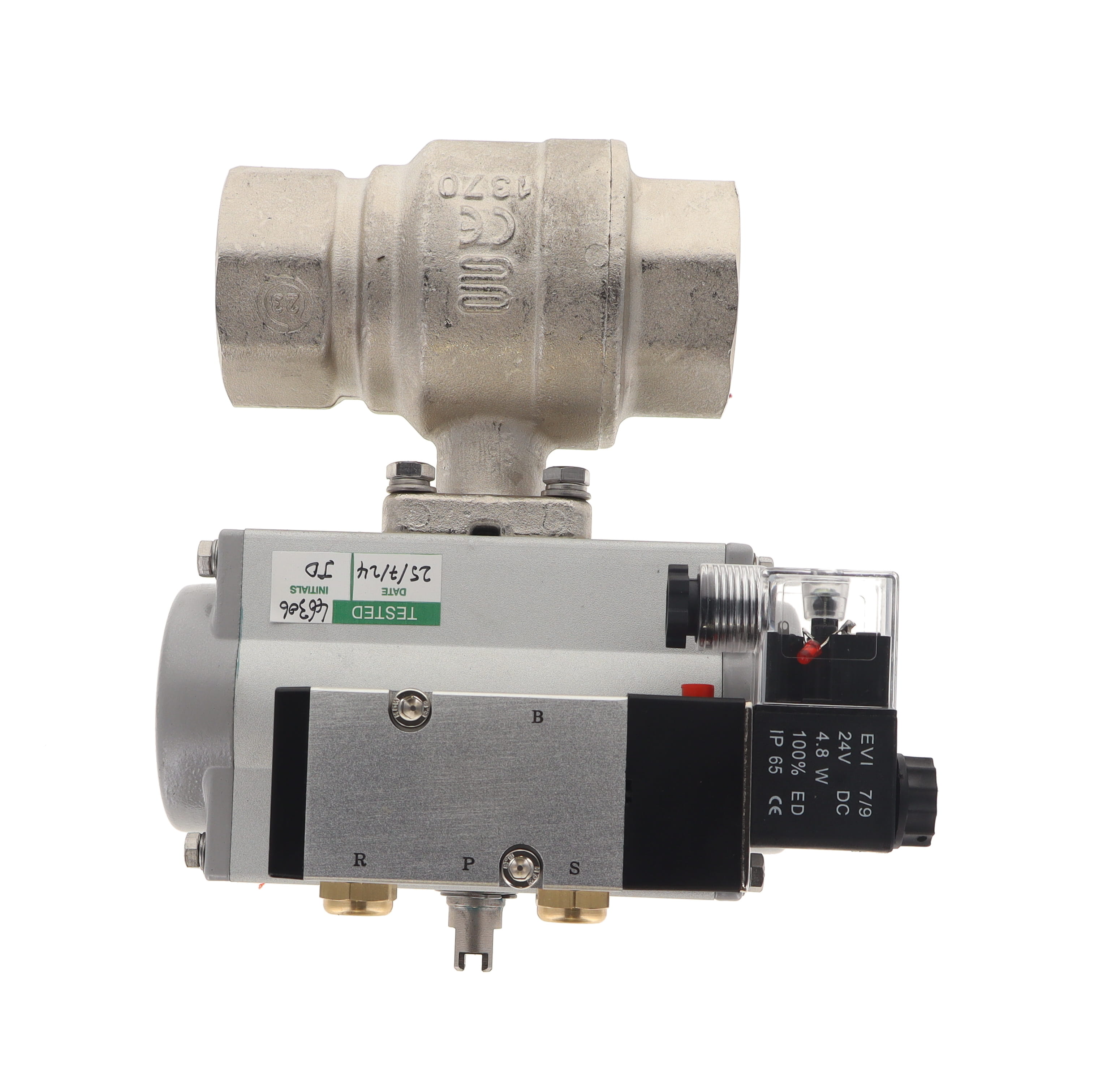 VALVE, BALL 1 1/2 INCH & PNEUMATIC ACTUATOR
