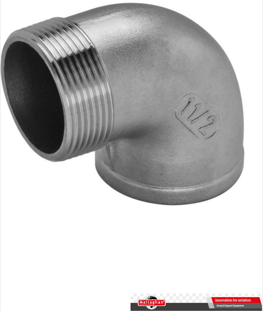 ELBOW, GLV 11/2 INCH 90DEG M/F EQUAL