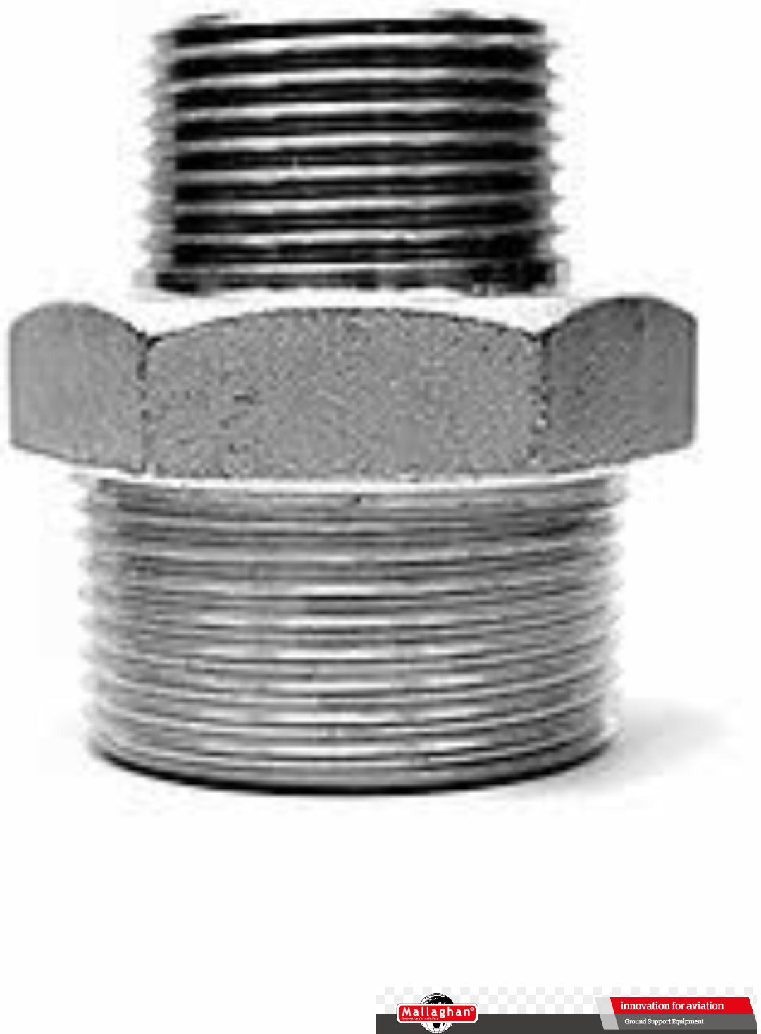 NIPPLE, GLV 11/2 INCH X 1 INCH HEX M RED FIG.245