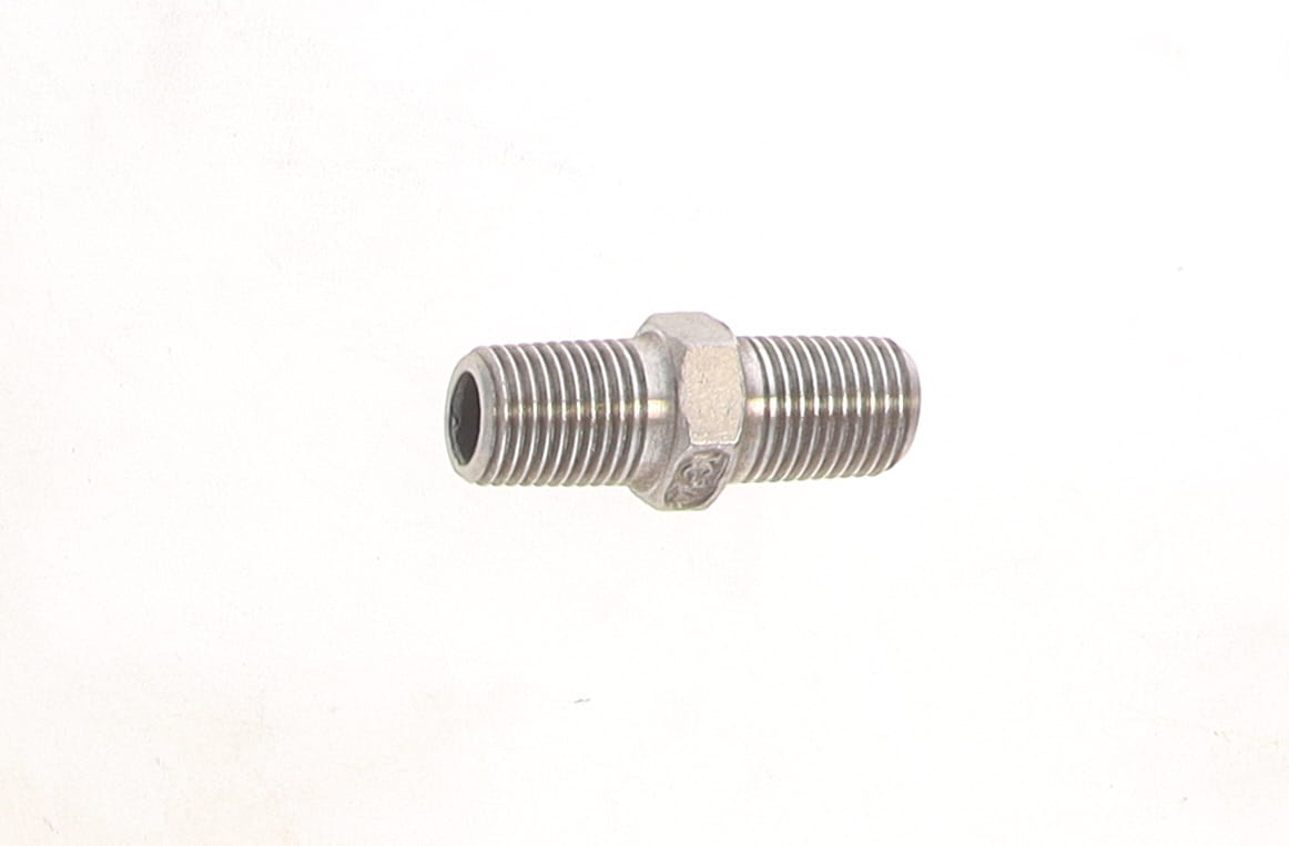 NIPPLE, 1/4 INCH-T-T M EQUAL HEX GRADE 316
