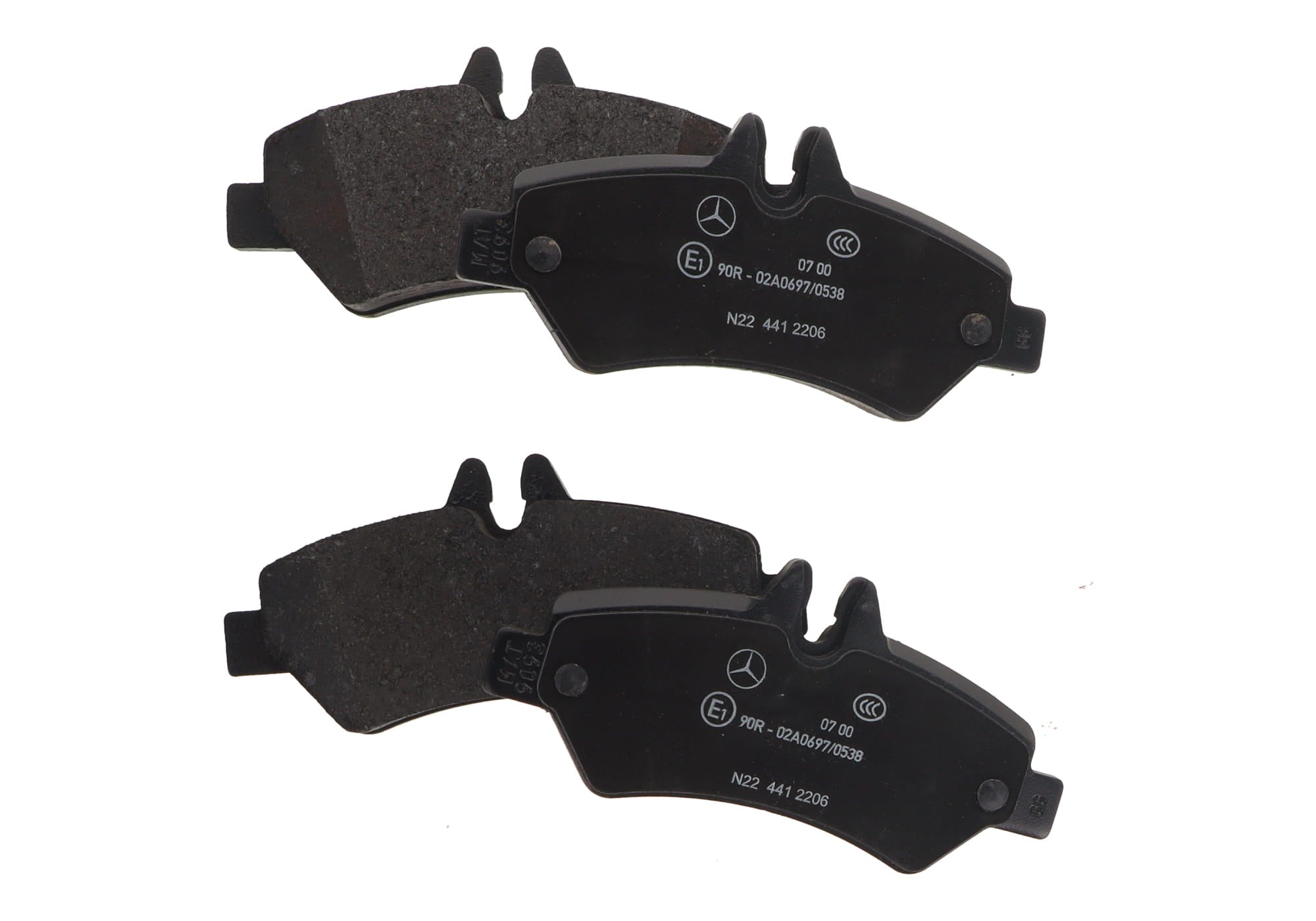 BRAKE, DISC PAD REAR