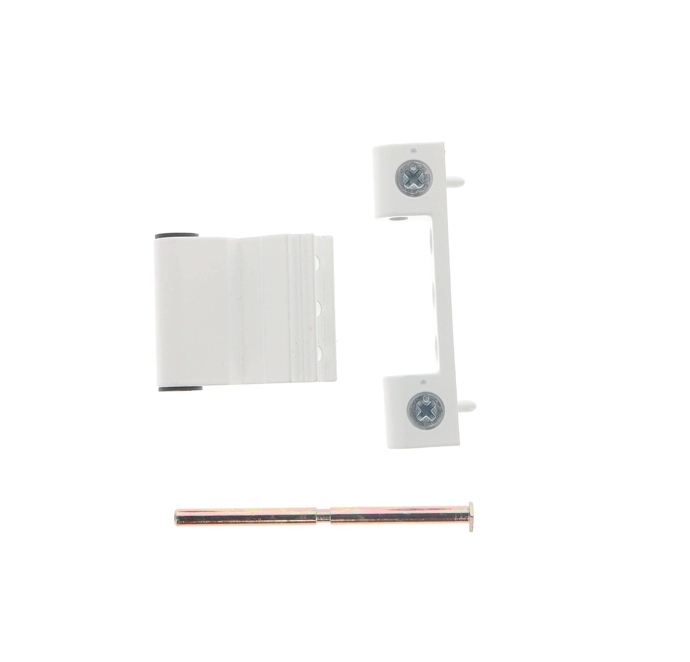 HINGE, WHITE PLASTIC