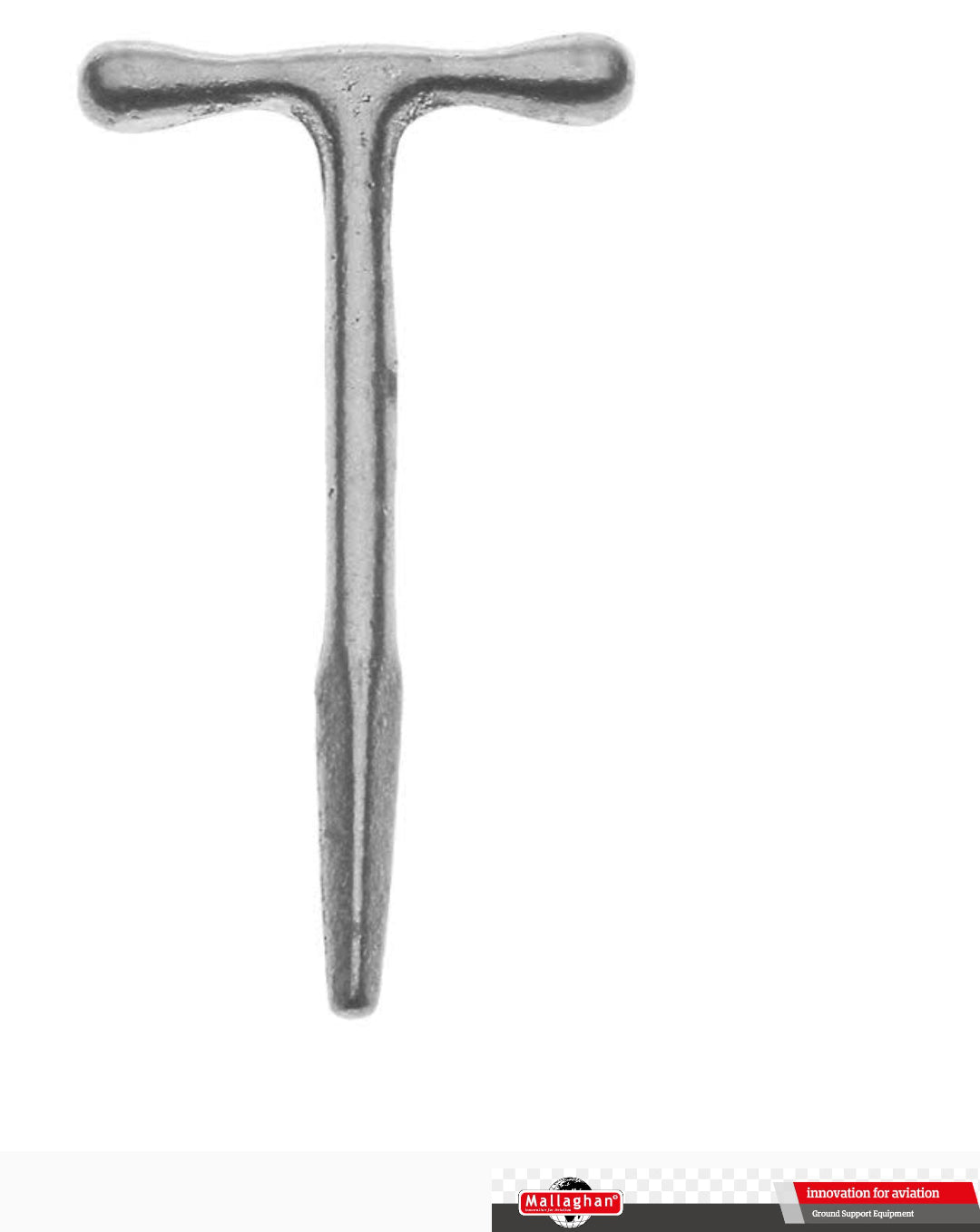 TEE, KEY 83MM X 62MM ZINC PLATED