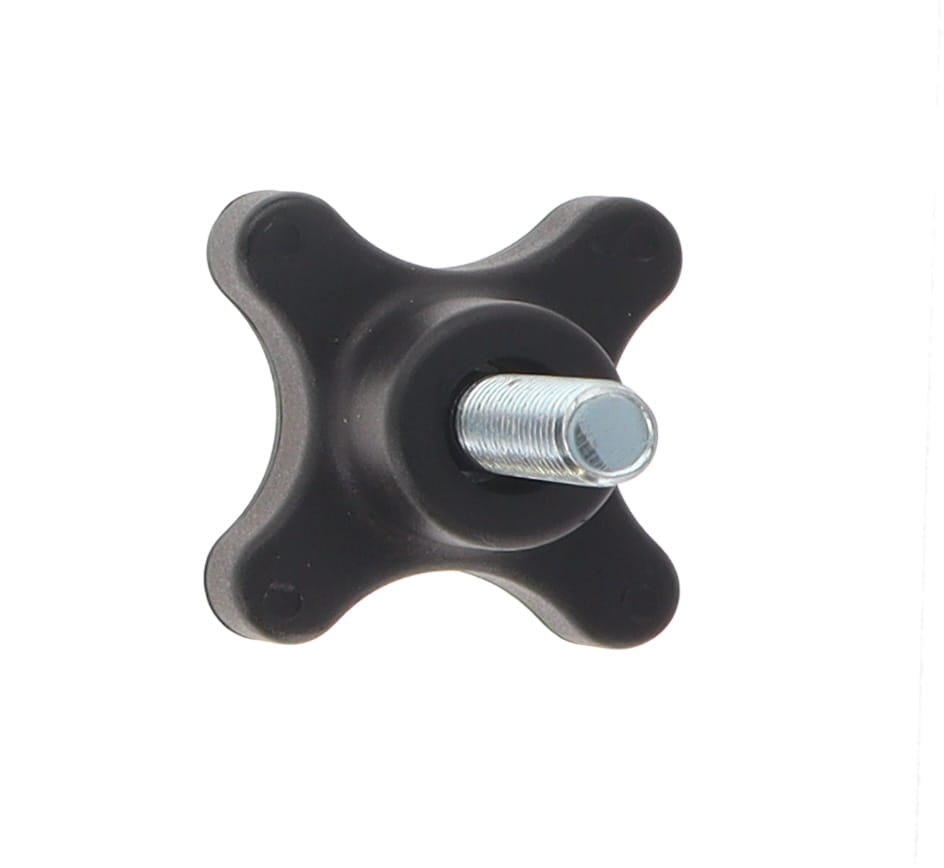 KNOB, BLACK THERMOPLASTIC