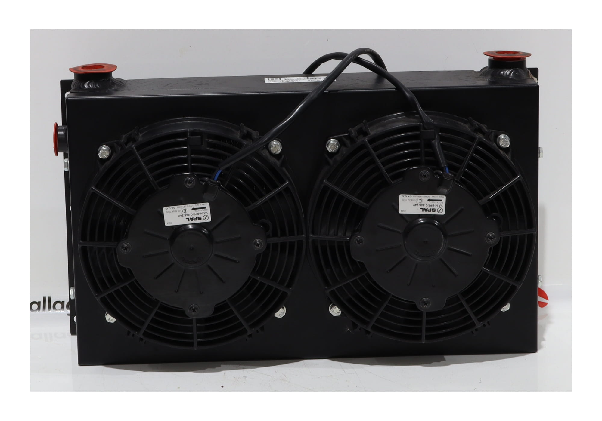 BLOWER, OIL COOLER W/ 1/4 INCH TEMPERAT 24V